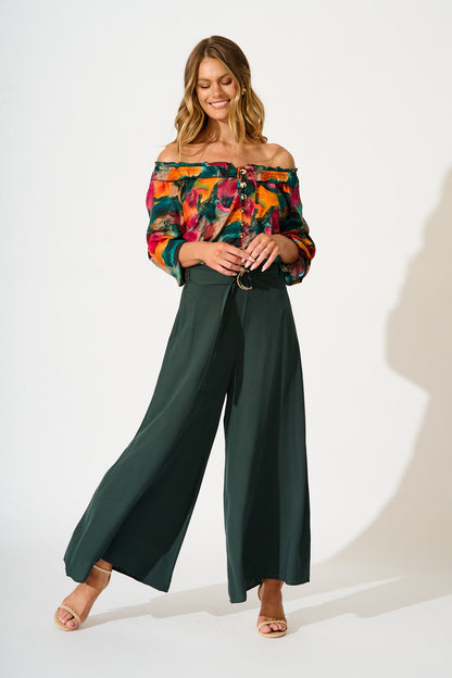 Jewel Mist Pant in Emerald