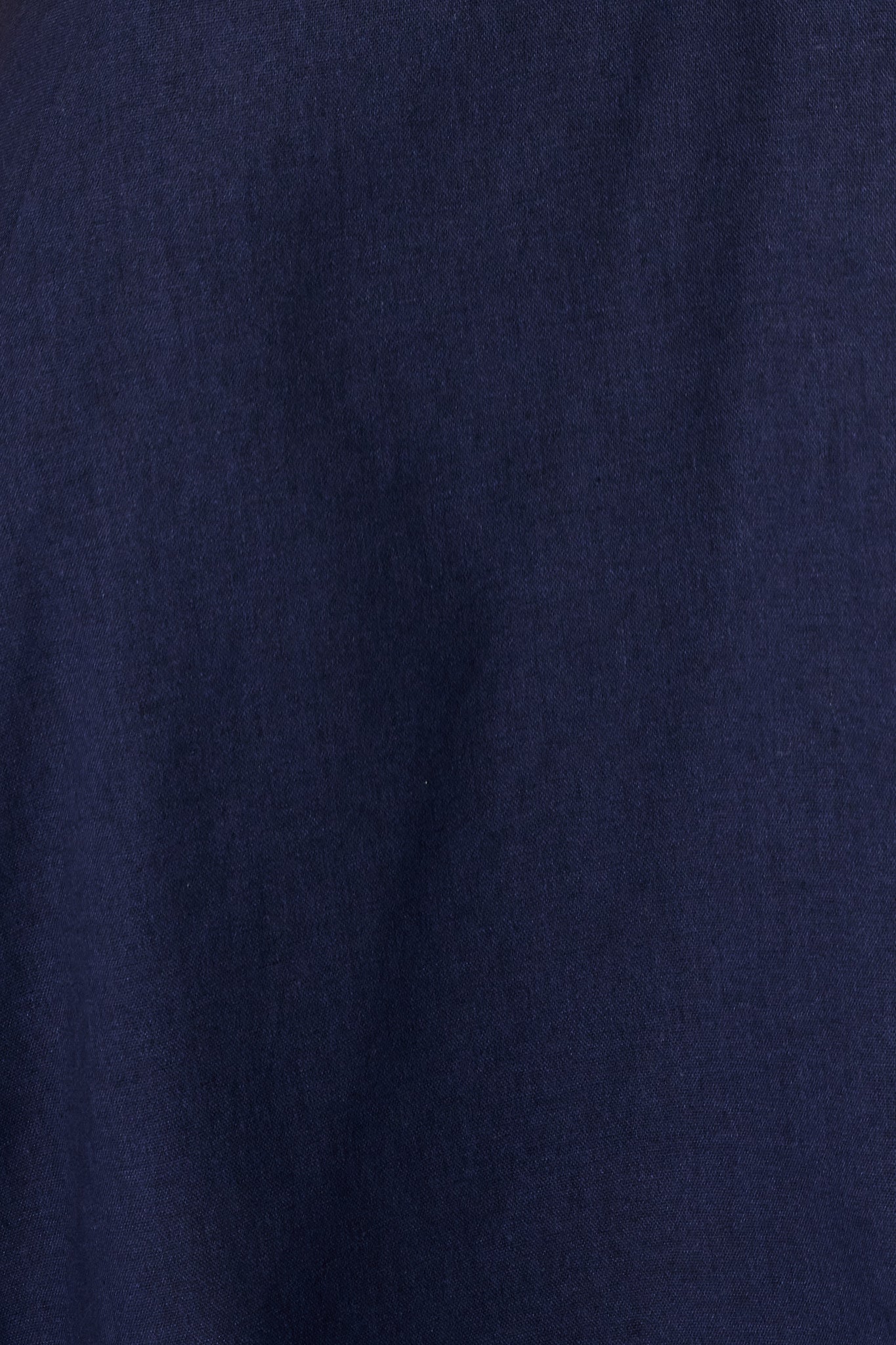 Soft Serenade Midi Dress in Navy Linen Blend