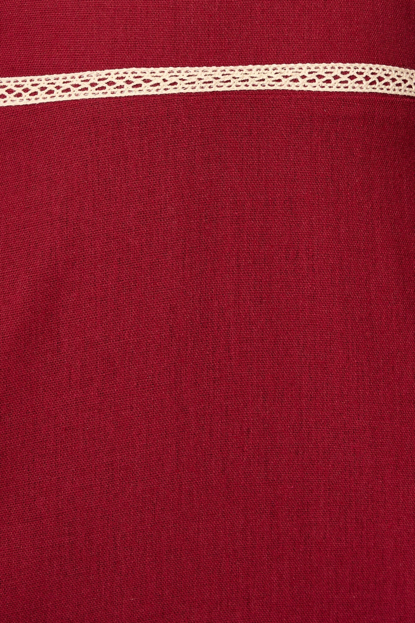 Soft Serenade Midi Dress in Wine Linen Blend