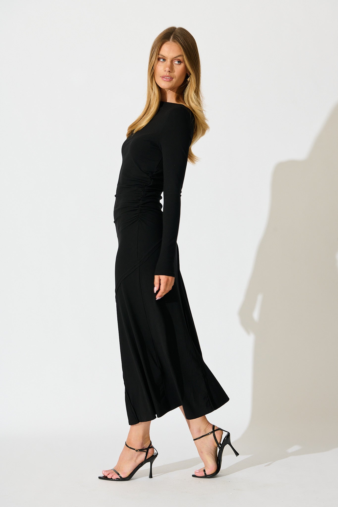 Wild Grace Maxi Dress In Black