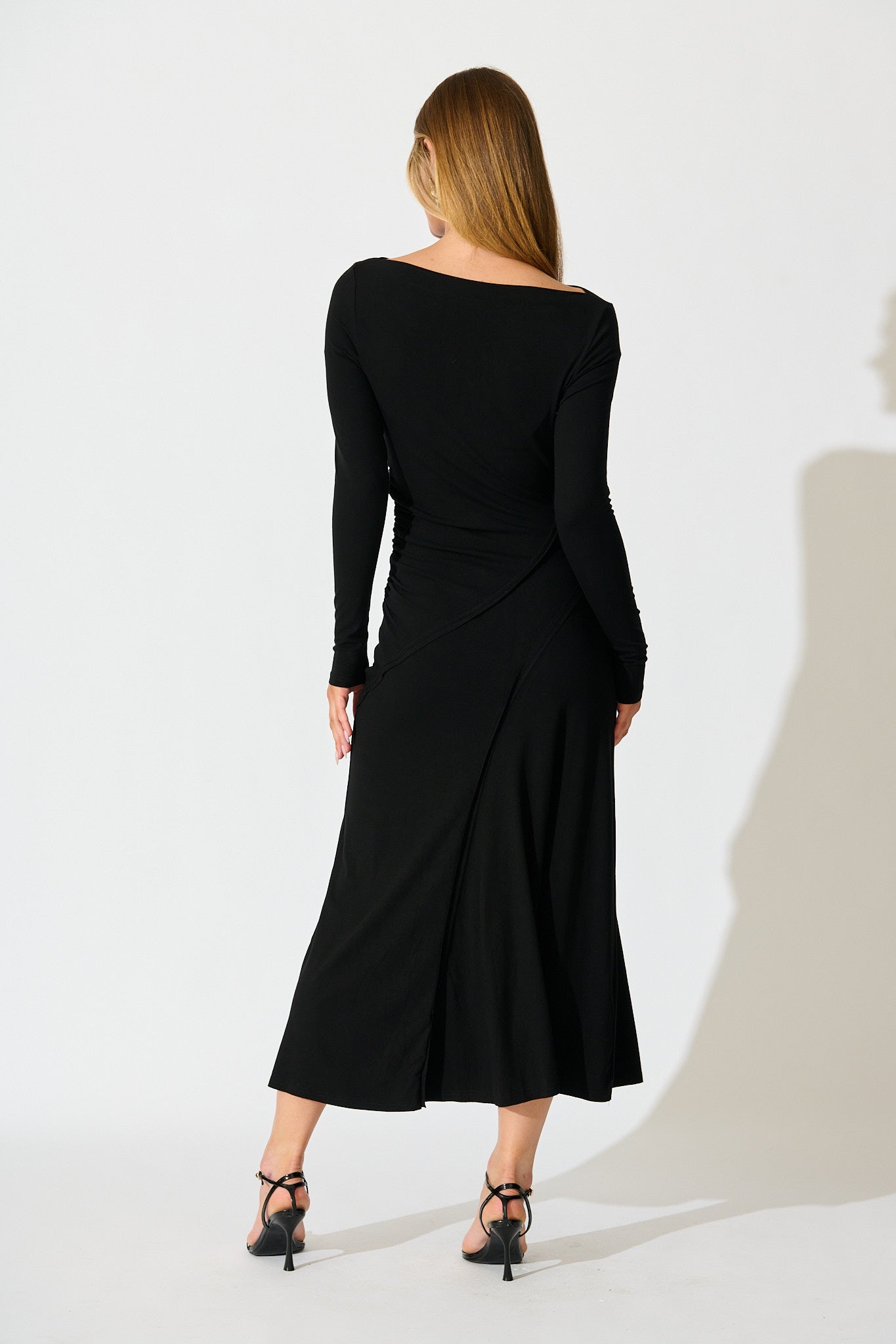 Wild Grace Maxi Dress In Black