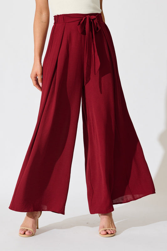 Page Pants in Wine