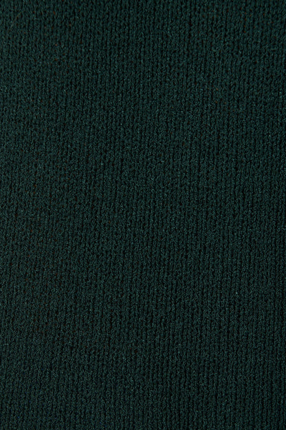 Elsie Knit Top in Emerald Cotton Blend