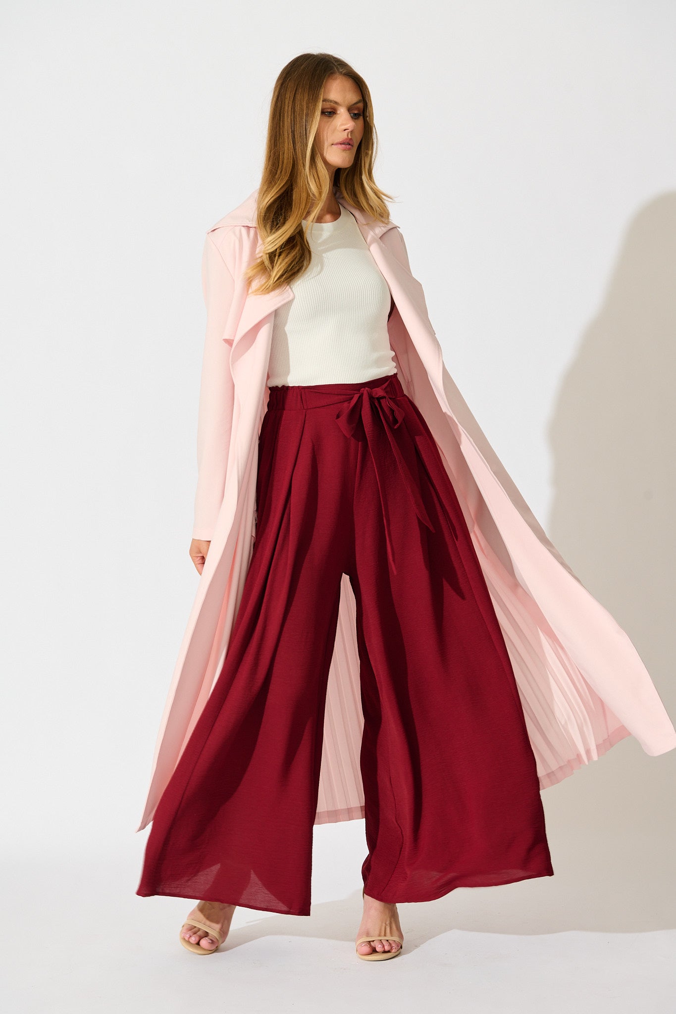 Captivating Trench Coat in Blush