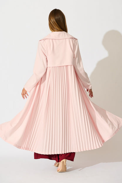 Captivating Trench Coat in Blush