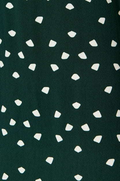 Jewel Mist Pant in Emerald with White Speckle