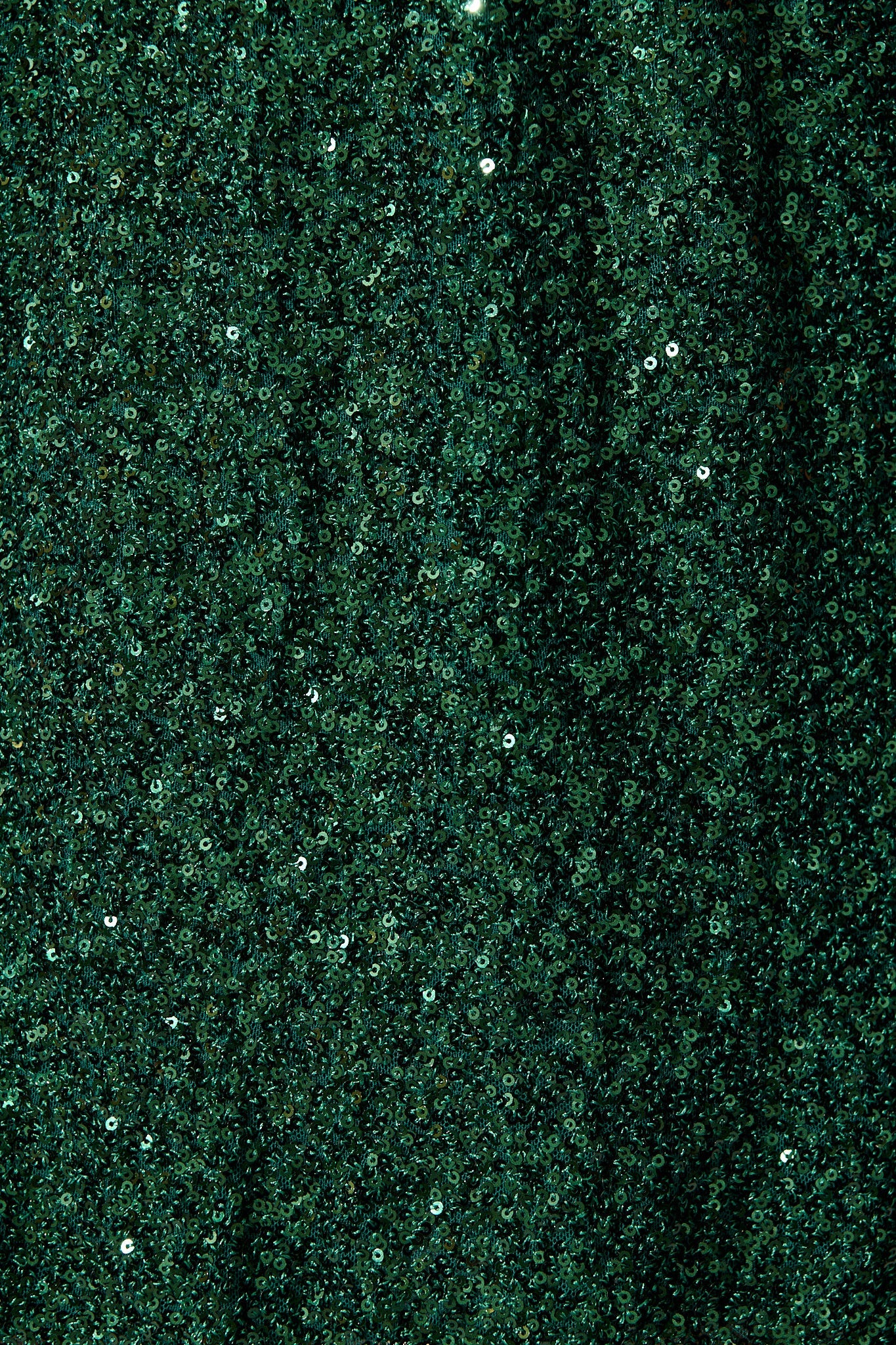 Shayla Off Shoulder Dress in Emerald Sequin