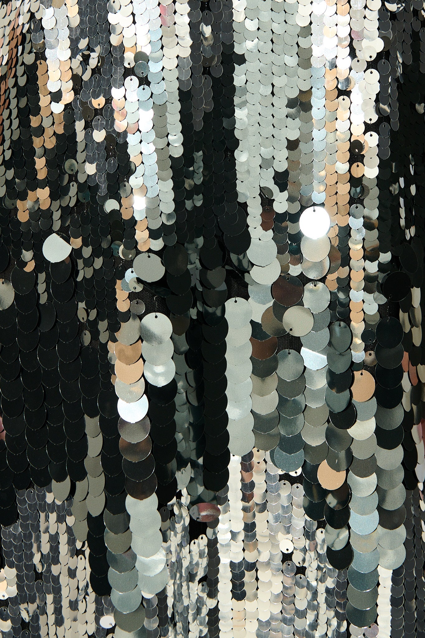 Stardust Sequin Dress in Silver Multi Sequin