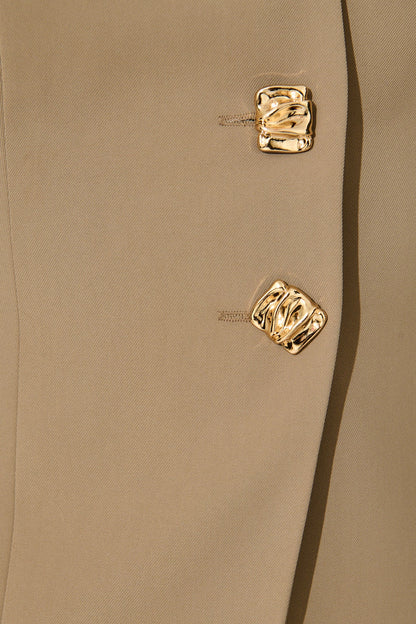 Form and Function Vest Top in Taupe