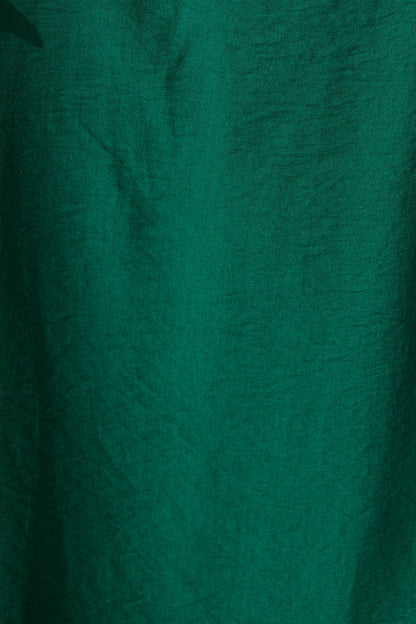 Monday Muse Midi Shirt Dress in Green