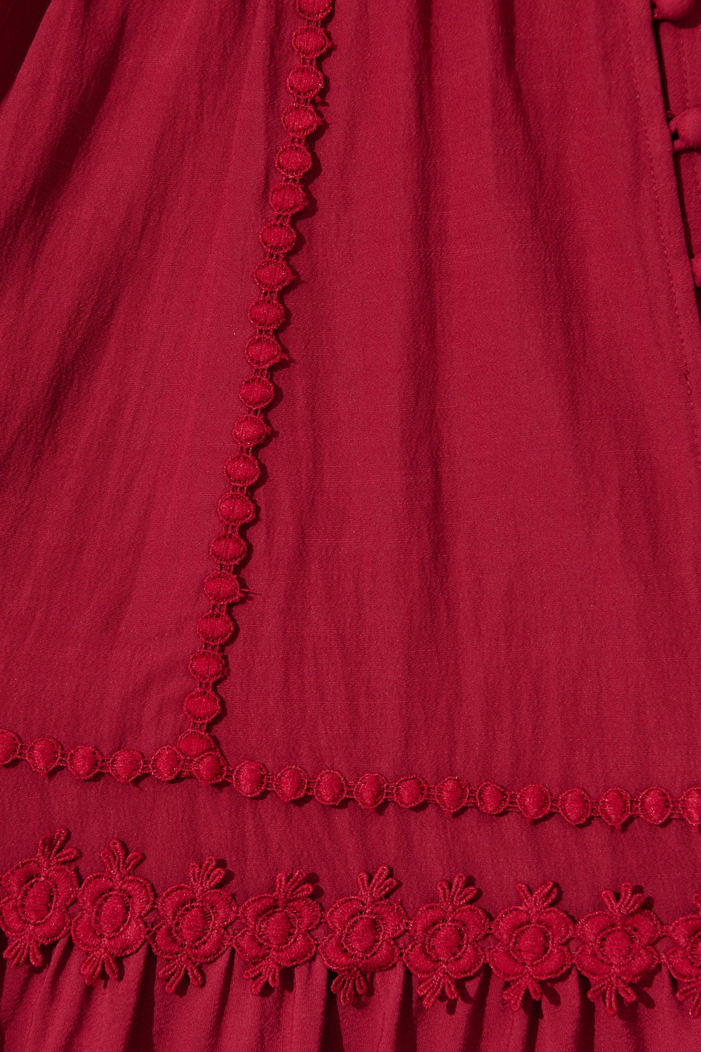 Yasmina Midi Dress in Wine