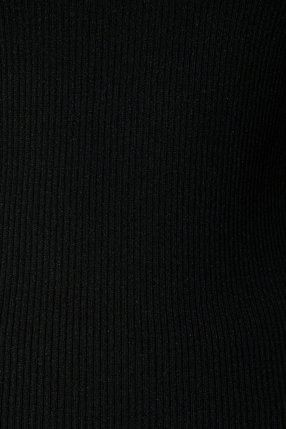 Fly Away Knit Top in Black