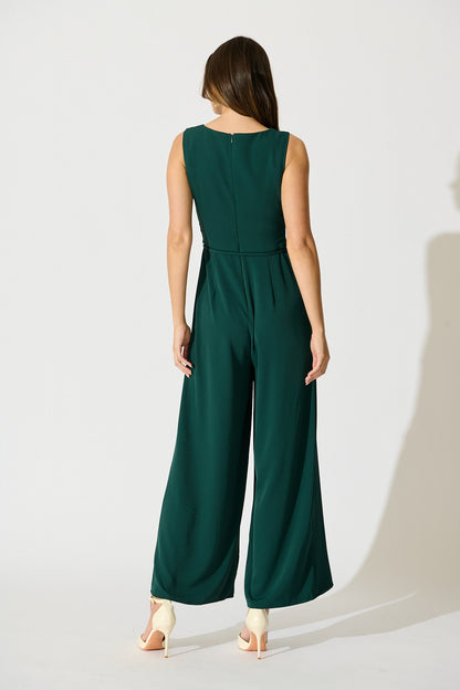 PRE ORDER Studio Mode Jumpsuit in Emerald
