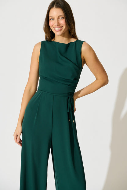 PRE ORDER Studio Mode Jumpsuit in Emerald