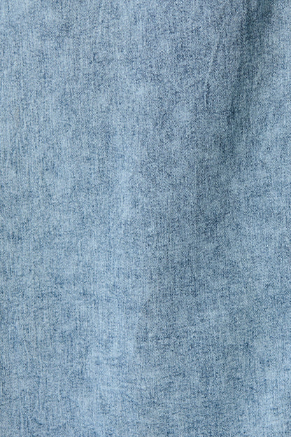 PRE ORDER Fine Form Midi Dress in Mid Blue Denim