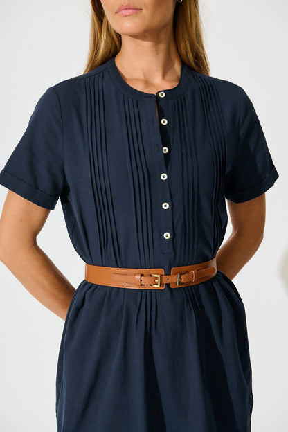 Jessie Belt in Tan Stretch