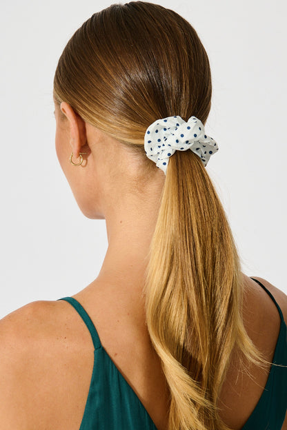 Perry 5 Pack Scrunchie in Navy Multi