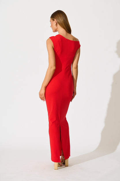 Belladonna Maxi Dress In Red