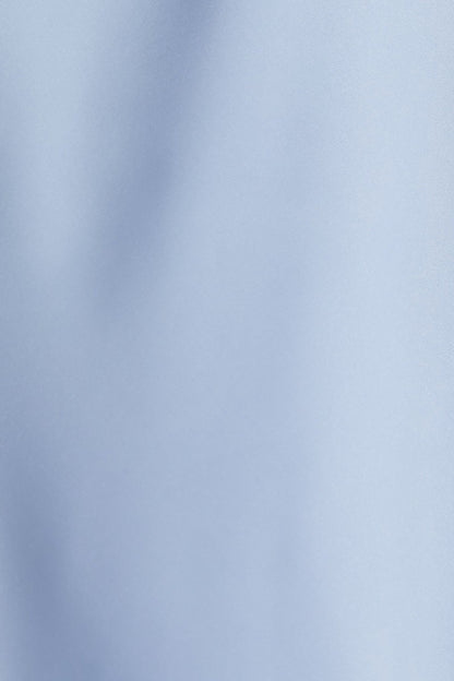 Elegant Devotion Maxi Dress in Ice Blue Satin