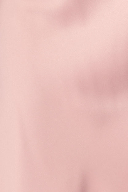 Timeless Whispers Maxi Dress in Blush Satin