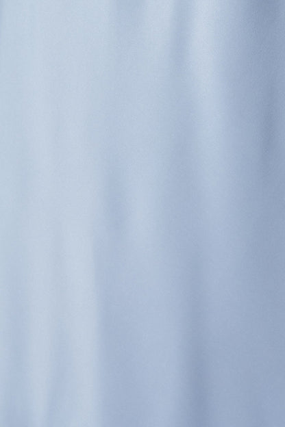 Forever And Always Maxi Off Shoulder Dress in Ice Blue Satin