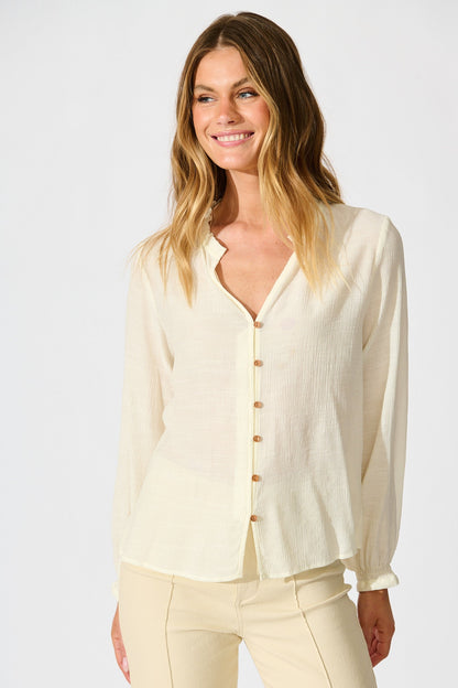 Marlowe Top in Cream