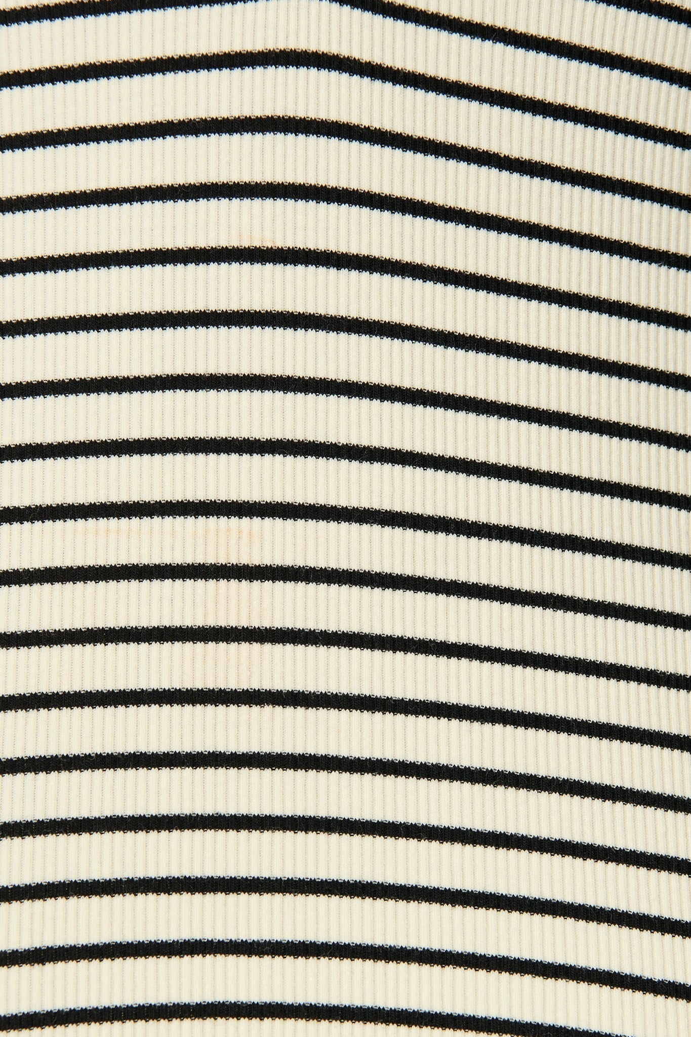 Leighton Top in Cream with Black Stripe Cotton Blend