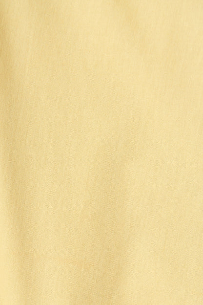 Golden Hour Off Shoulder Top in Butter Yellow Cotton