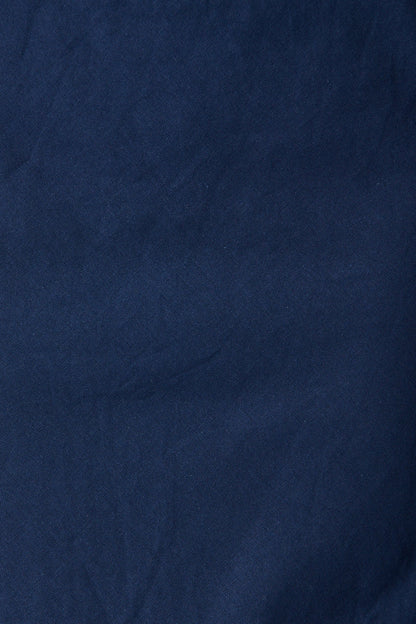 Saffron Sky Maxi Off Shoulder Dress in Navy Cotton