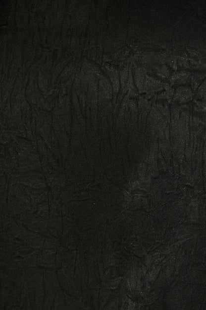 Twilight Grace Maxi Skirt in Black Satin