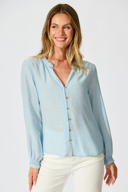 Marlowe Top in Blue