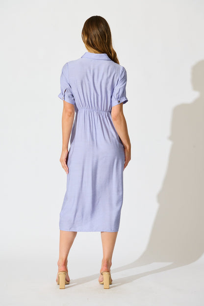 Isadora Midi Dress in Lilac