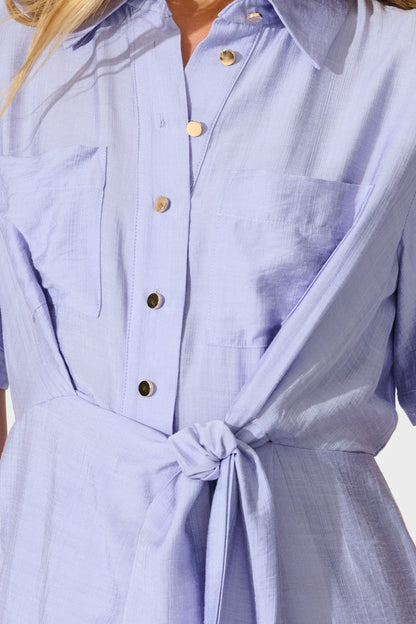 Isadora Midi Dress in Lilac