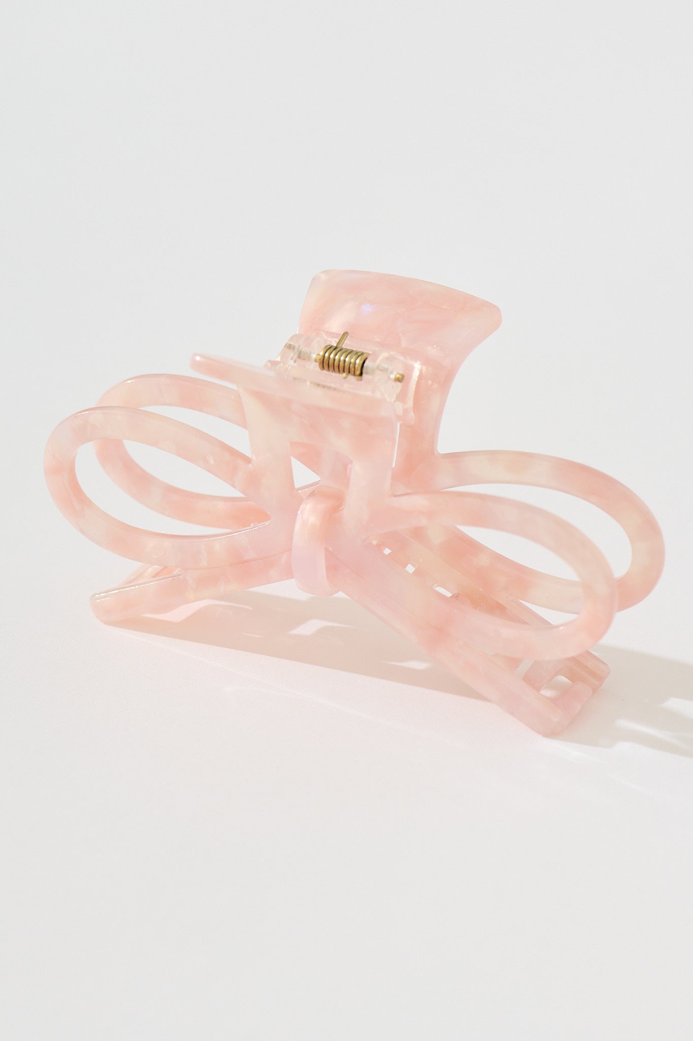 Sally Hair Claw in Blush Pink