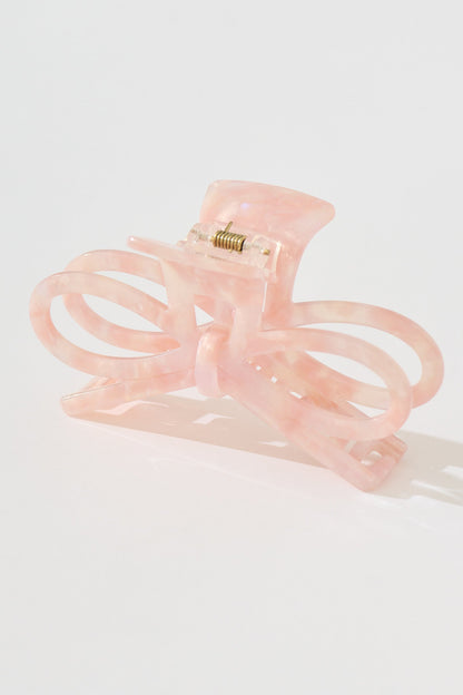 Sally Hair Claw in Blush Pink