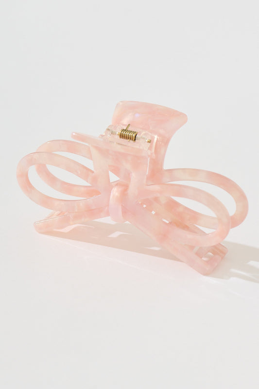 Sally Hair Claw in Blush Pink