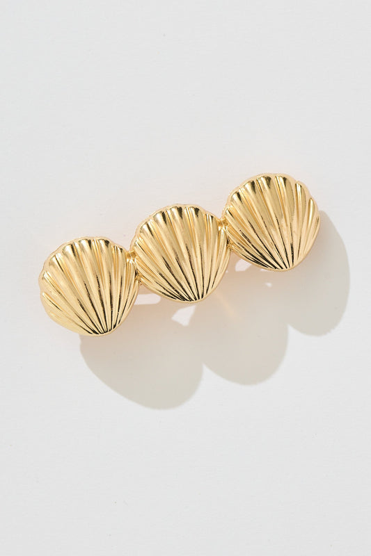 Shelly Barrette Hair Clip in Gold