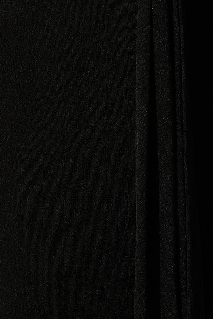 Queen Of The Night Maxi Dress in Black Jersey