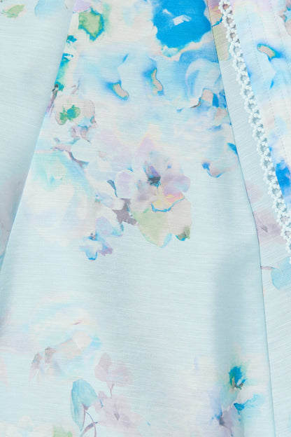 Zoeva Dress in Blue Floral