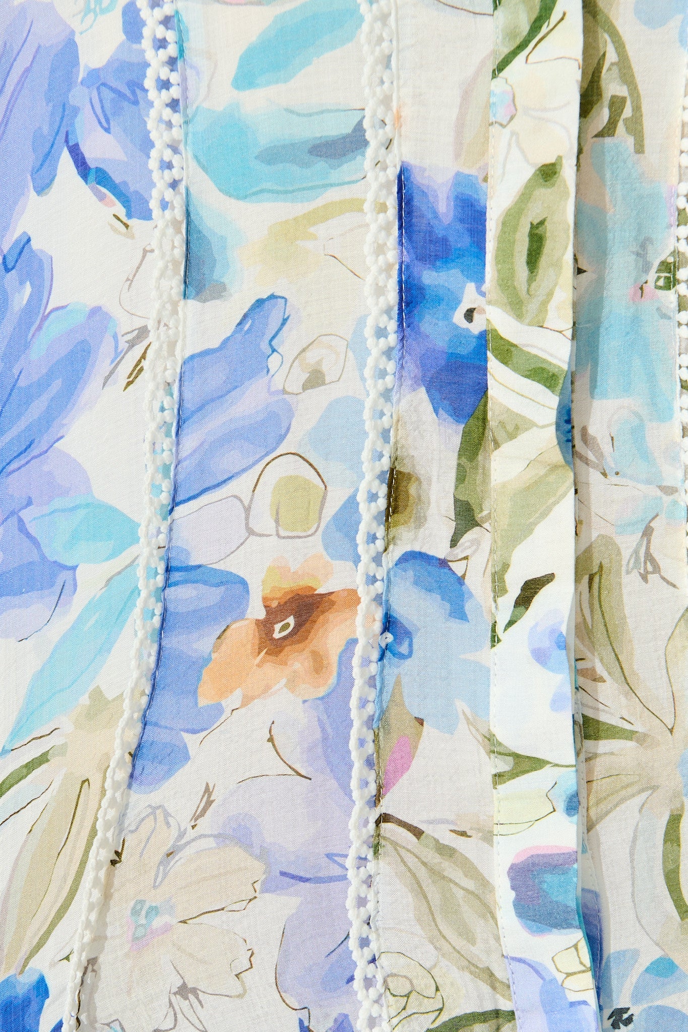 Bluebell Bloom Shirt Dress in Blue Floral