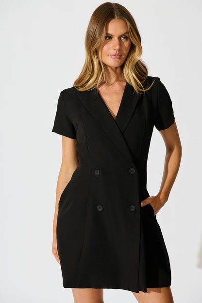 The Essential Edit Blazer Dress in Black