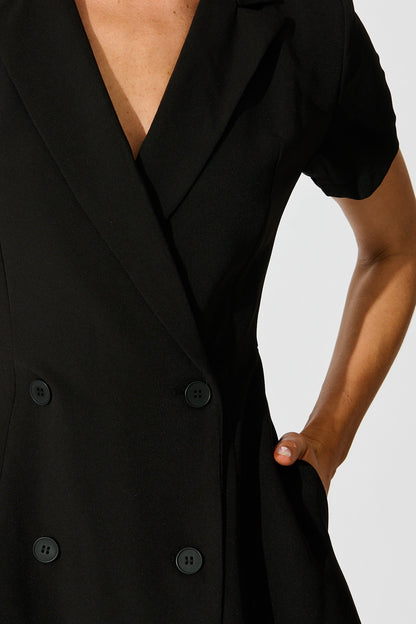 The Essential Edit Blazer Dress in Black