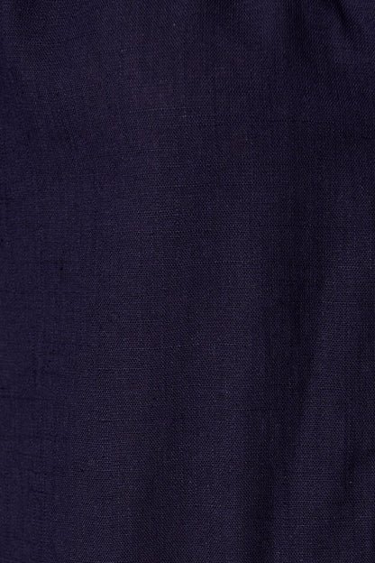 Island Whisperer Top in Navy Linen Blend