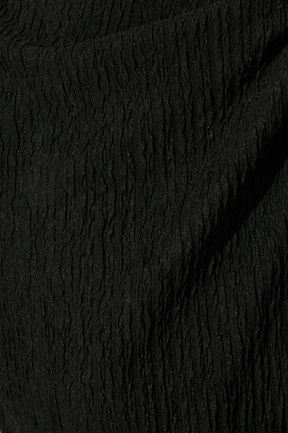 Midnight Whisper Midi Dress In Black