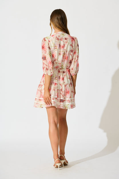 Lucinda Dress in Blush Floral