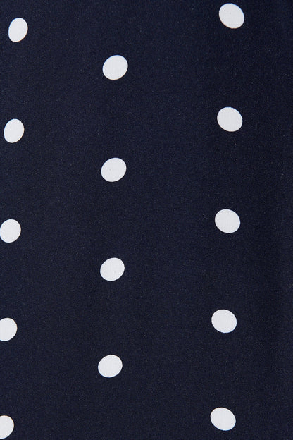 Perfectly Placed Shirt in Navy with White Spot