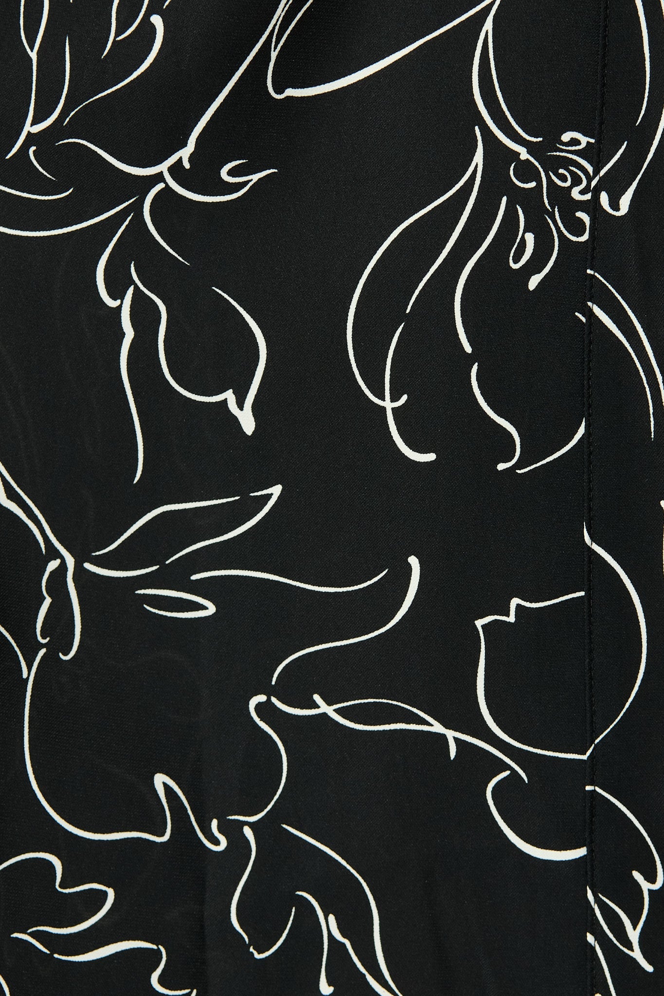 Sienna Midi Shirt Dress in Black and White Print