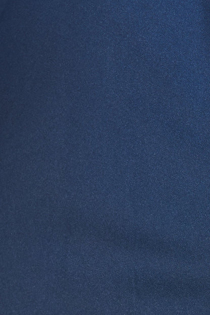 Elegant Devotion Maxi Dress in Navy Satin