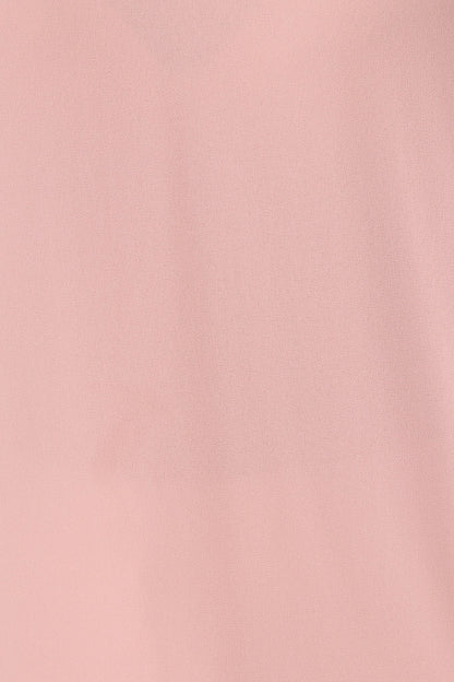 Refined Rhythm Top in Dusty Pink Chiffon