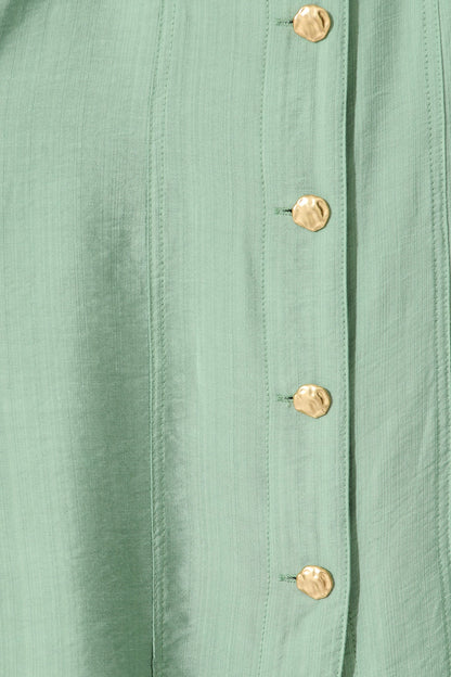Deriana Shirt Dress in Sage